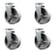 Service Caster 6'' Semi Steel Cast Iron Wheel Swivel Caster Set with Bronze Bearings, 4PK SCC-20S620-SSBZ-4 - alternate 1